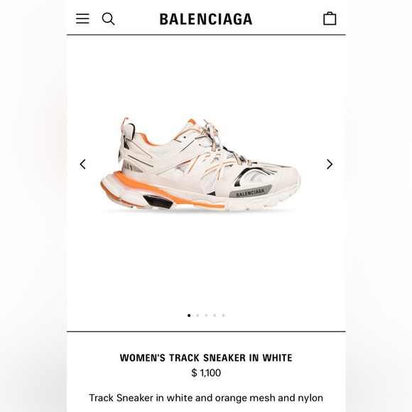 Balenciaga track sketches women’s sz 38 - Picture 1 of 11
